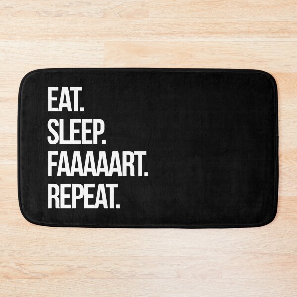 Item preview, Eat Sleep Fart Repeat Funny Humor designed and sold by smartrocket.