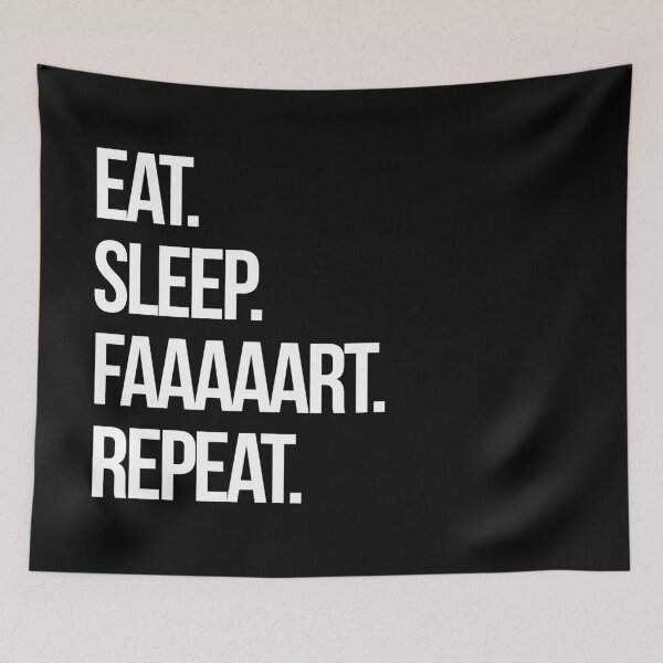 Item preview, Eat Sleep Fart Repeat Funny Humor designed and sold by smartrocket.
