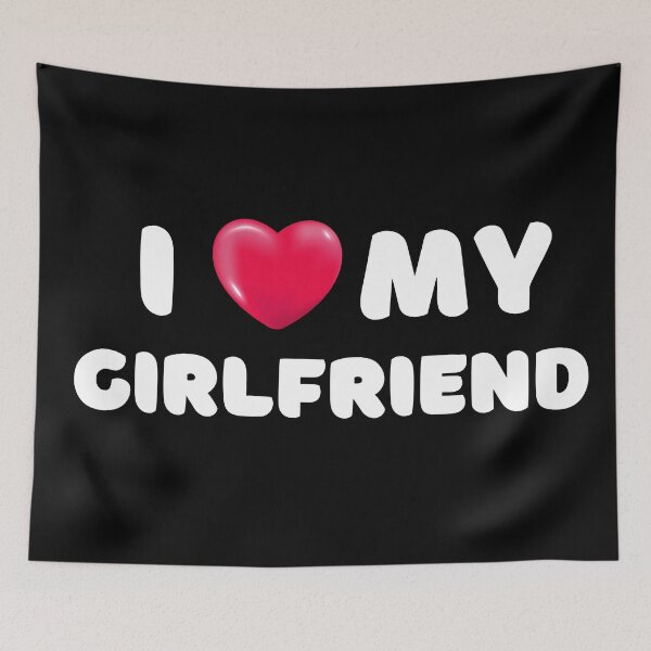 Item preview, "I ❤️ My Girlfriend - Cute Love Design" designed and sold by GloriousArtSKD.