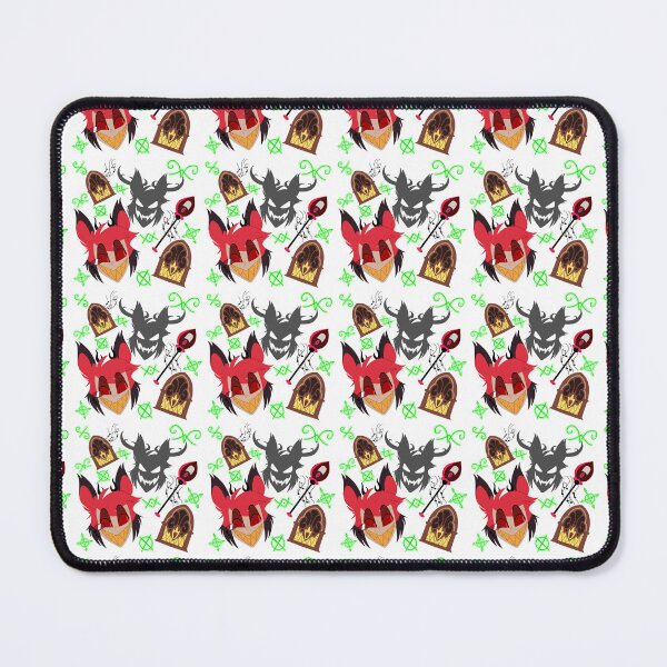 Item preview, Alastor seamless pattern transparent BG  designed and sold by Artsydragongal.