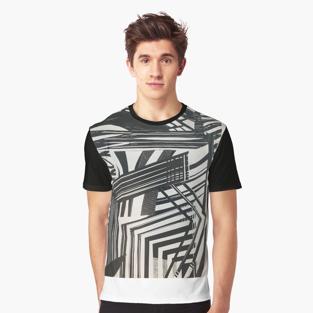 Vista previa del artículo con la obra «Camiseta gráfica», diseñado y vendido por ArtInArtOut.