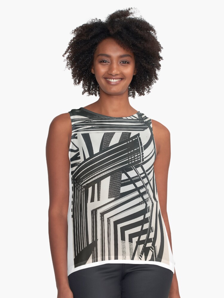 Vista previa del artículo con la obra «Blusa sin mangas», diseñado y vendido por ArtInArtOut.