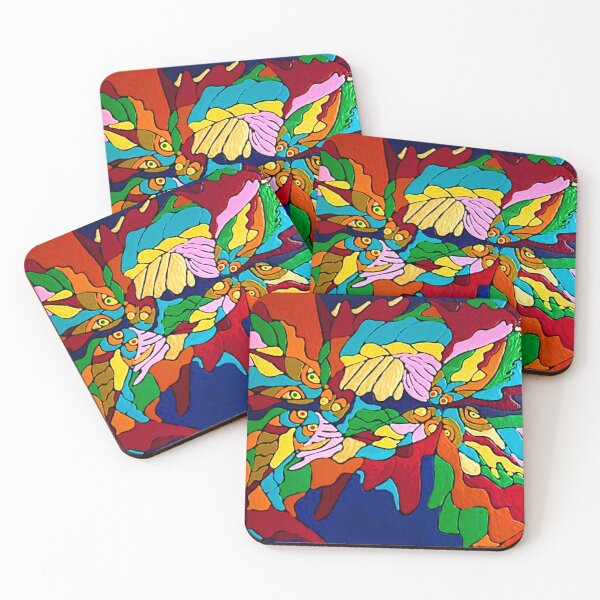 Item preview, Fish flower two times three designed and sold by Gluecknika.