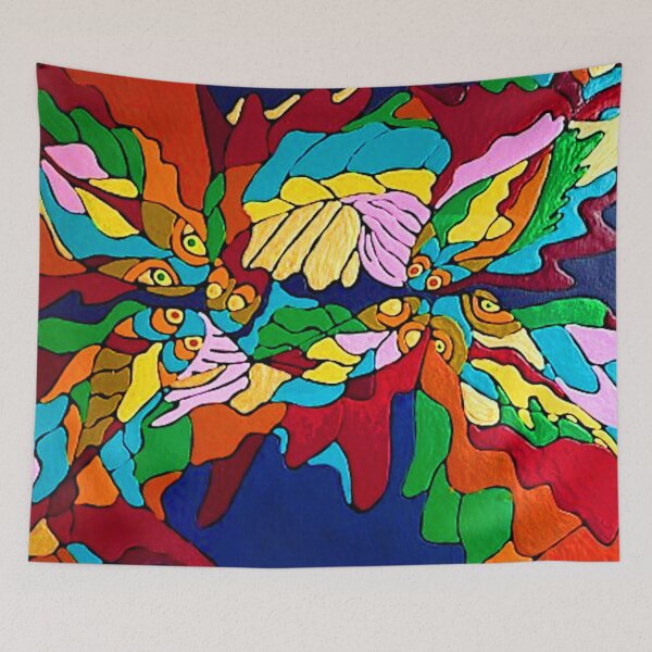 Item preview, Fish flower two times three designed and sold by Gluecknika.