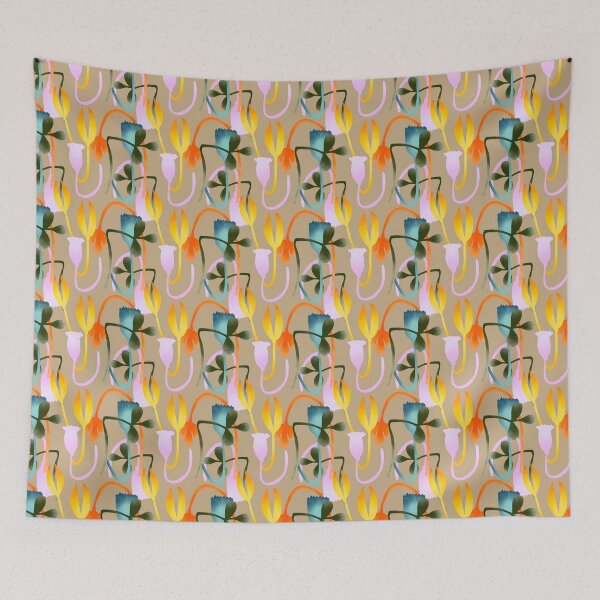 Item preview, Abstract Flower Illustration - Modern Floral Art for Home Decor designed and sold by Pandositive.