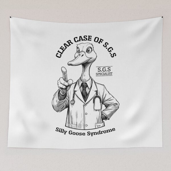 Item preview, Silly Goose Doctor Funny SGS Syndrome Medical Student Bird designed and sold by GrandeDuc.