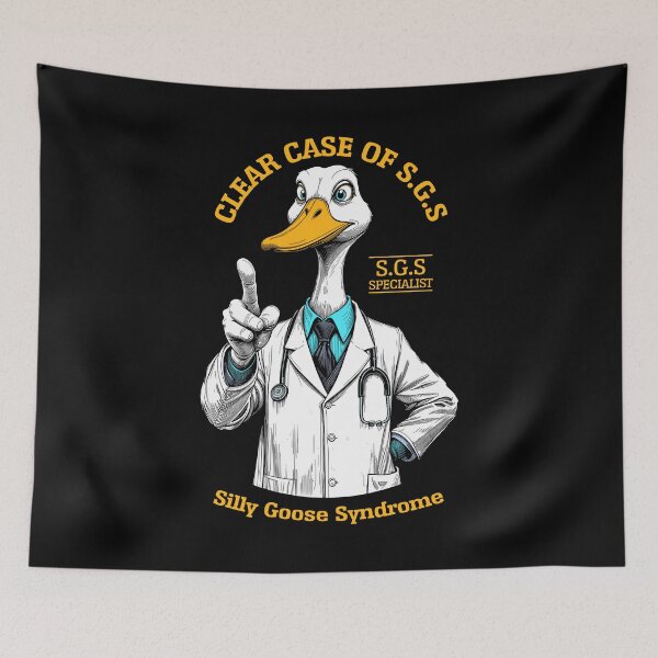 Item preview, Silly Goose Doctor Funny SGS Syndrome Medical Student Bird designed and sold by GrandeDuc.