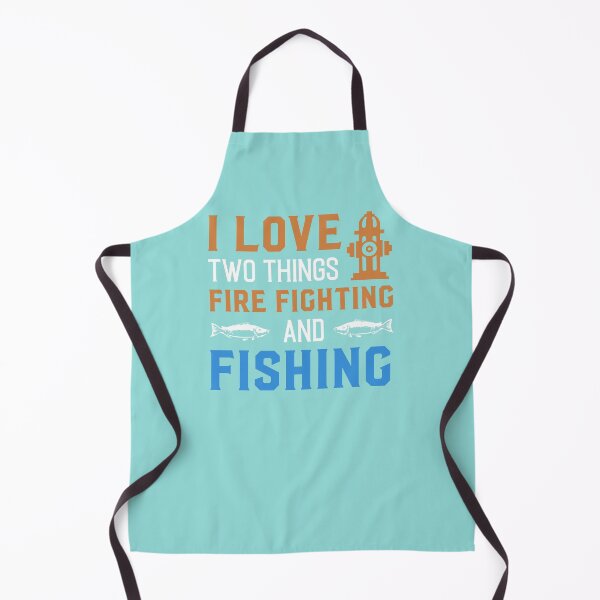 Item preview, Firefighting fishing Legend Design fireman rescue fisherman fire hydrant designed and sold by happinesproject.
