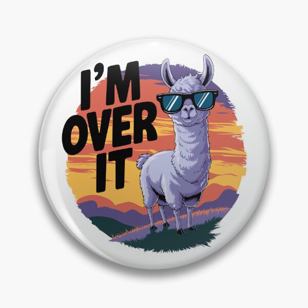 Item preview, Im Over It designed and sold by PaleWhaleStudio.