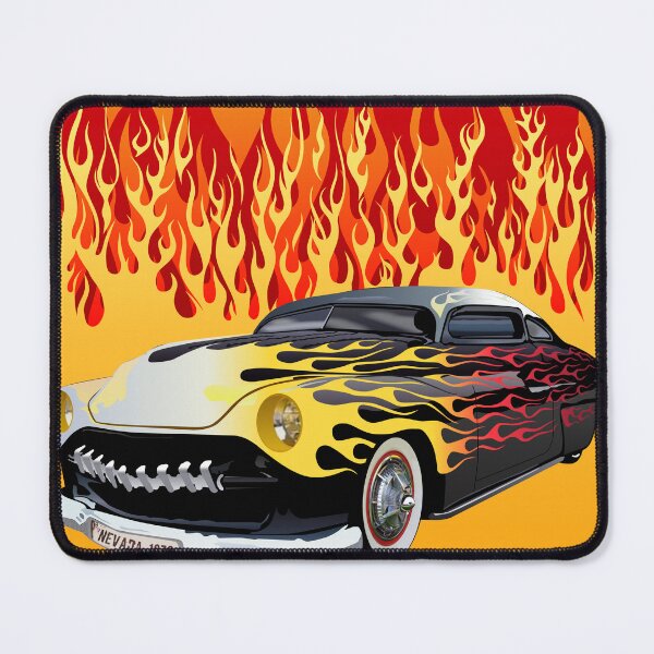 Item preview, hot rod fire flame american car vintage muscle car designed and sold by Achille3777.