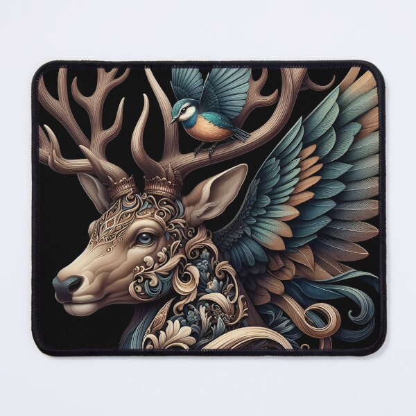 Item preview, Half deer and little bird on the mountain designed and sold by KwangCB.