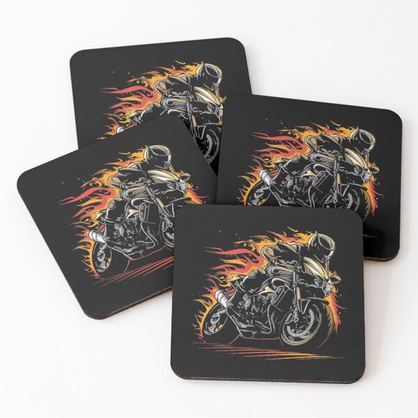 Item preview, Flaming Motorcycle designed and sold by OskarArts.