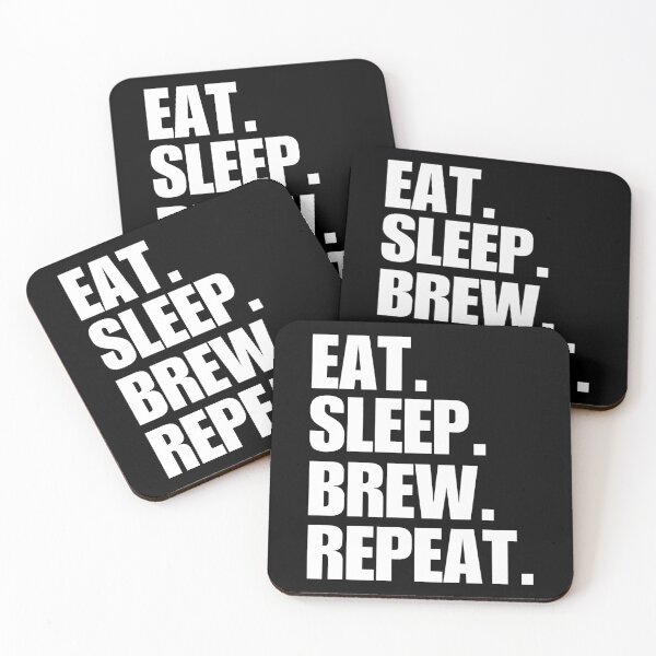 Item preview, Eat. Sleep. Brew. Repeat. designed and sold by FreshArtFusion.