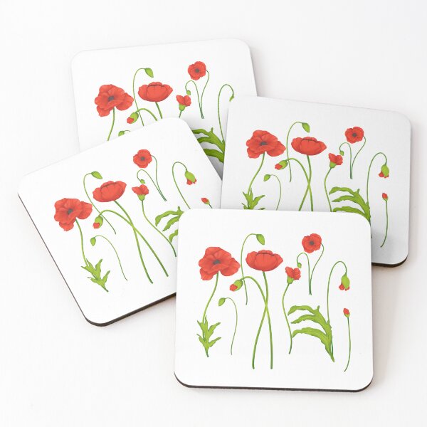 Item preview, Field of Red Poppies designed and sold by SimpleUla.