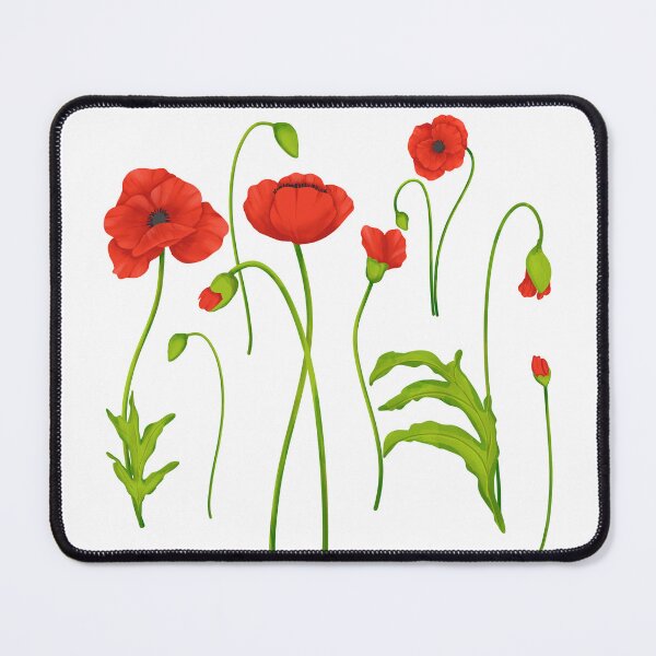 Item preview, Field of Red Poppies designed and sold by SimpleUla.