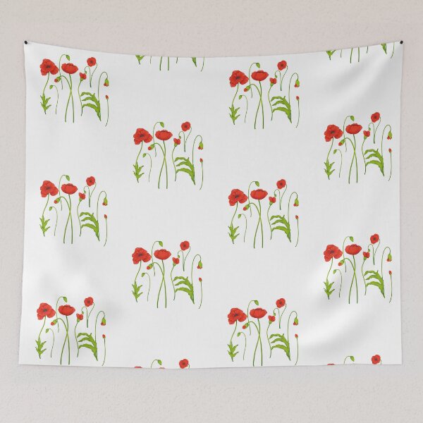Item preview, Field of Red Poppies designed and sold by SimpleUla.