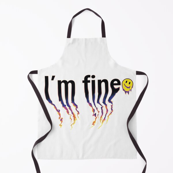 Item preview, I'm fine designed and sold by DreamyWeasel.
