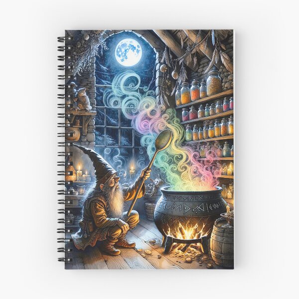 Item preview, Gnome Making a Potion designed and sold by m-y-A-I-A-R-T-.