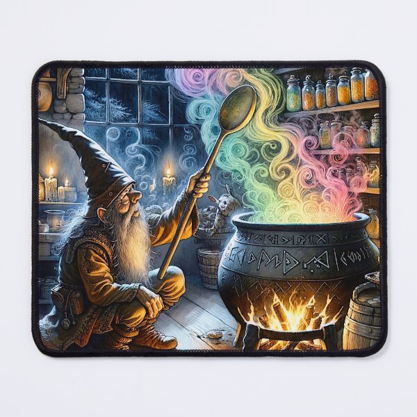 Item preview, Gnome Making a Potion designed and sold by M-Y-A-R-T-.