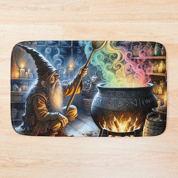 Item preview, Gnome Making a Potion designed and sold by M-Y-A-R-T-.