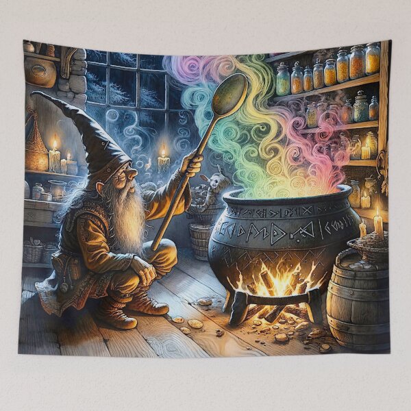 Item preview, Gnome Making a Potion designed and sold by M-Y-A-R-T-.