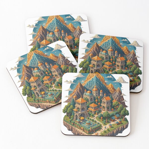 Item preview, Retro dream palace designed and sold by MOPAROdesign.