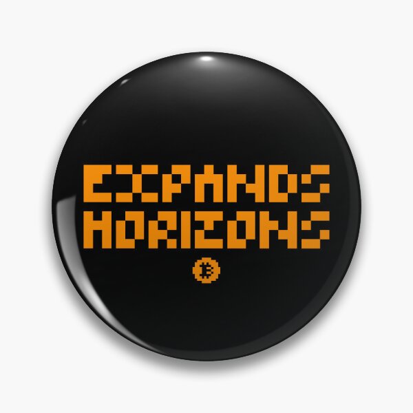 Item preview, Bitcoin Expands Horizons Retro Pixel designed and sold by CyberRex.