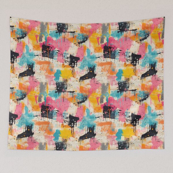 Item preview, Abstract Painterly Style Seamless Pattern designed and sold by SpiritedArtwork.