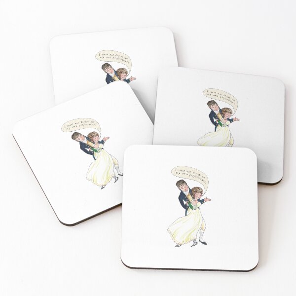 Item preview, Jane Austen quote: I must not decide on my own performance designed and sold by CartoonKate.