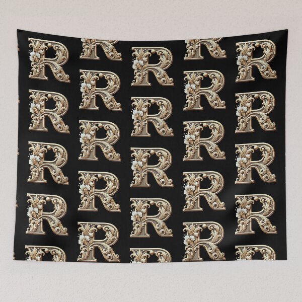 Item preview, Elegant Gold Letter R - Luxurious Monogram Design for a Timeless Touch designed and sold by Blendfactor.