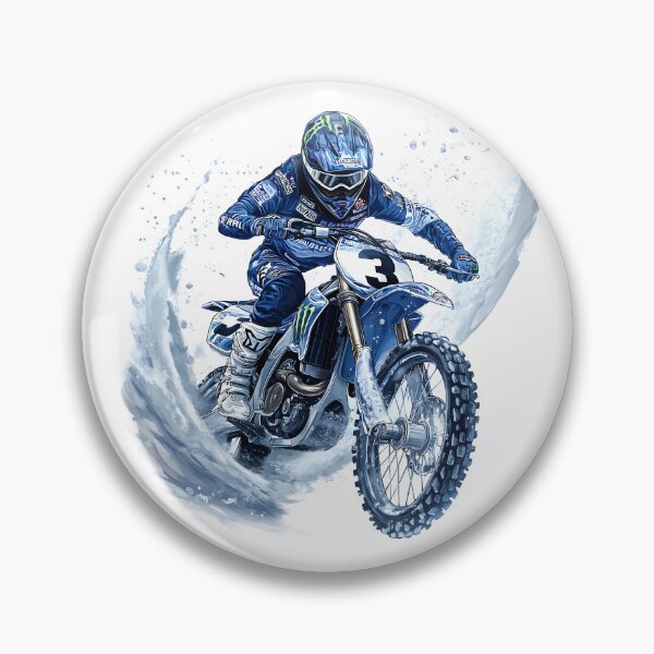 Artikelvorschau, Dirtbike-Fahrer macht einen Wheelie auf einem schlammigen Pfad entworfen und verkauft von wonderisland.