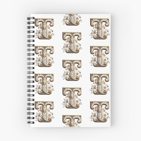 Item preview, Elegant Gold Letter T - Luxurious Monogram Design for a Timeless Touch designed and sold by Blendfactor.