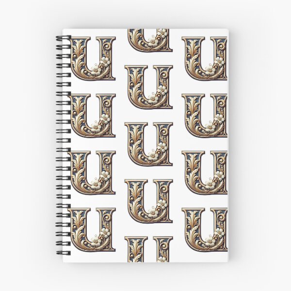 Item preview, Elegant Gold Letter U - Luxurious Monogram Design for a Timeless Touch designed and sold by Blendfactor.