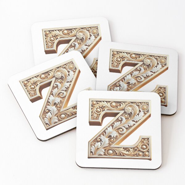 Item preview, Elegant Gold Letter Z - Luxurious Monogram Design for a Timeless Touch designed and sold by Blendfactor.