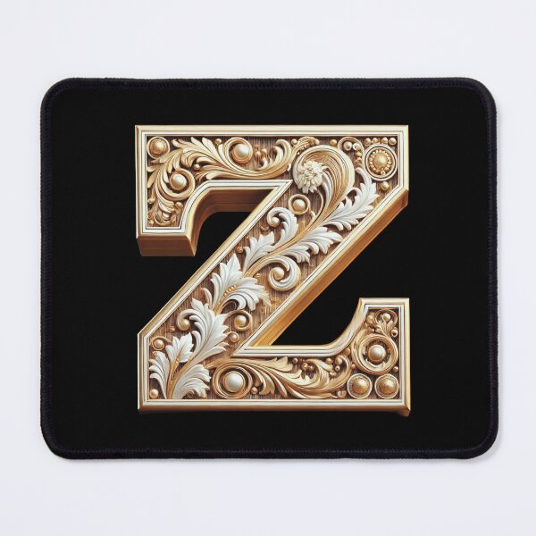 Item preview, Elegant Gold Letter Z - Luxurious Monogram Design for a Timeless Touch designed and sold by Blendfactor.