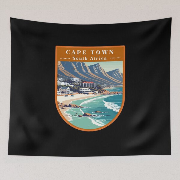 Item preview, Cape Town Retro Skyline designed and sold by MaateoDesign.
