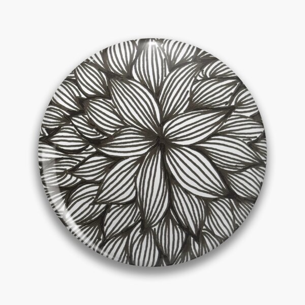 Item preview, Flower Zentangle designed and sold by ChalarieArt.