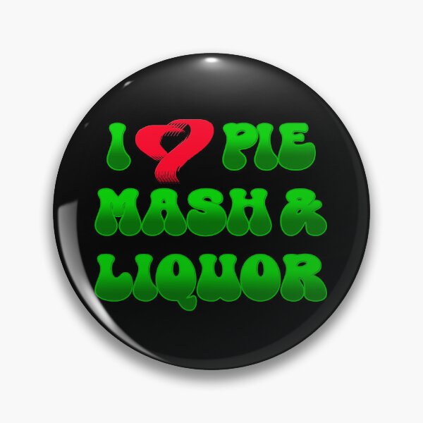 Item preview, I Love Traditional London Pie, Mash & Liquor V4a designed and sold by RetrospectUK.