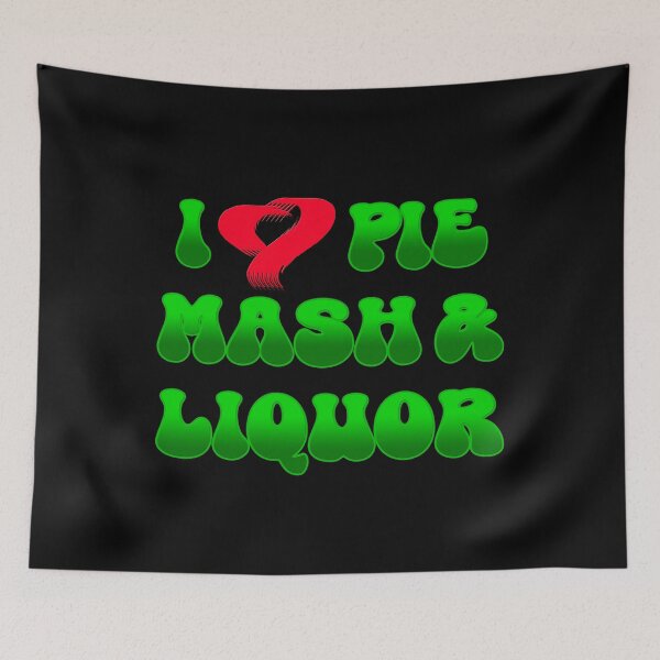 Item preview, I Love Traditional London Pie, Mash & Liquor V4a designed and sold by RetrospectUK.