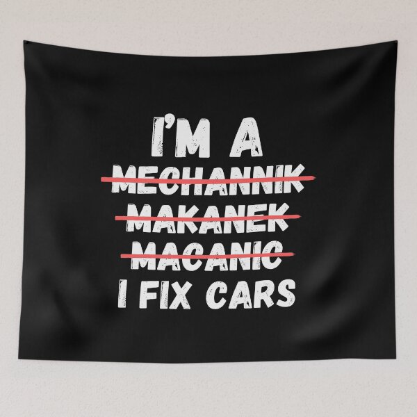 Item preview, I'm a mechannik, i fix cars. Funny mechanic t-shirt designed and sold by Textees25.