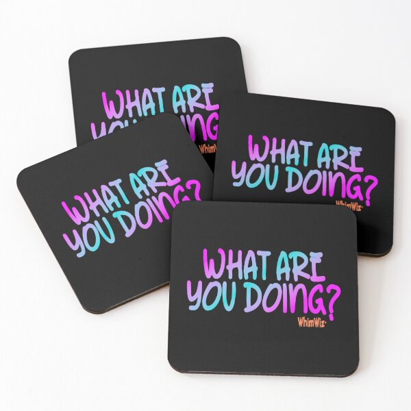 Item preview, What are you doing? designed and sold by WhimWiz.