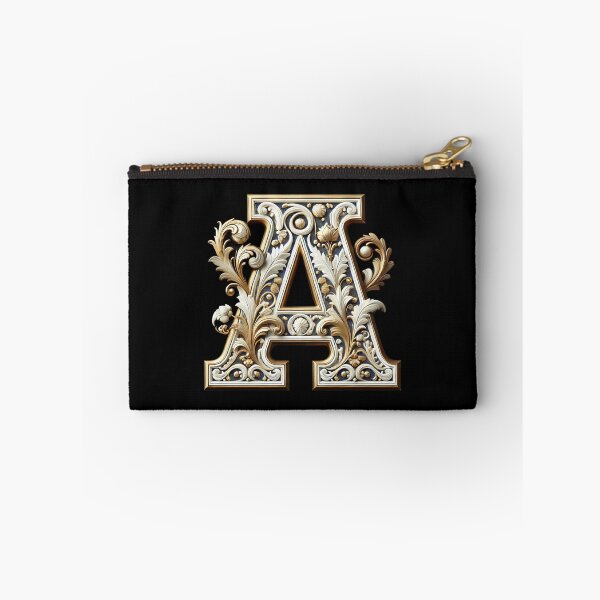 Item preview, Elegant Gold Letter A (new 1) - Luxurious Monogram Design for a Timeless Touch designed and sold by Blendfactor.