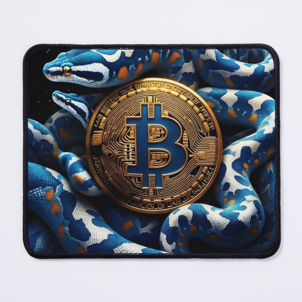 Item preview, BTC with the snake,Bitcoin art,BTC designed and sold by 1SINGHA.