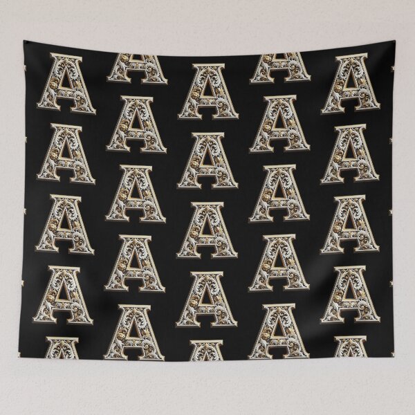 Item preview, Elegant Gold Letter A (new 2) - Luxurious Monogram Design for a Timeless Touch designed and sold by Blendfactor.