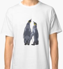 Penguins holding flippers Classic T-Shirt