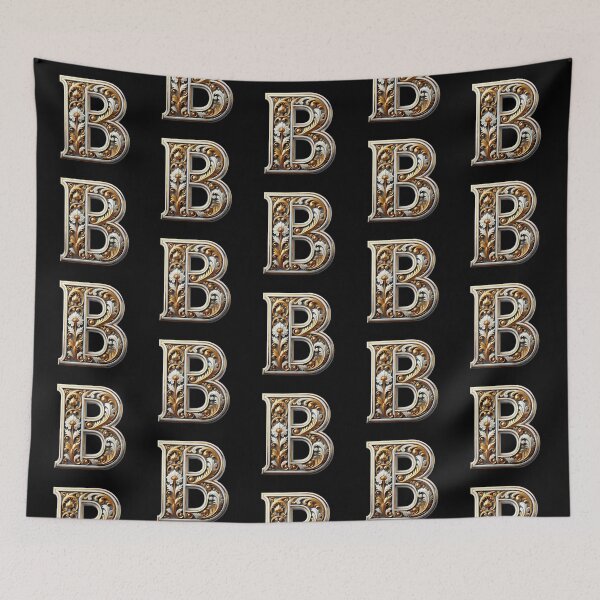 Item preview, Elegant Gold Letter B (new 1) - Luxurious Monogram Design for a Timeless Touch designed and sold by Blendfactor.