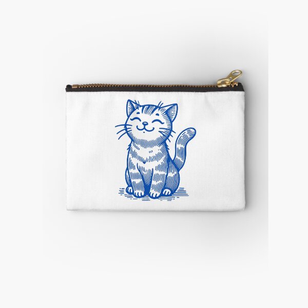 Item preview, Happy Blue Cat designed and sold by zzz888.