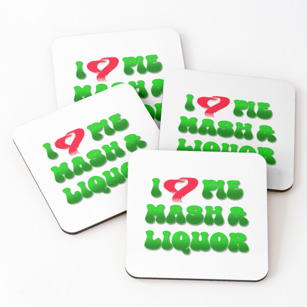 Item preview, I Love Traditional London Pie, Mash & Liquor V4b designed and sold by RetrospectUK.