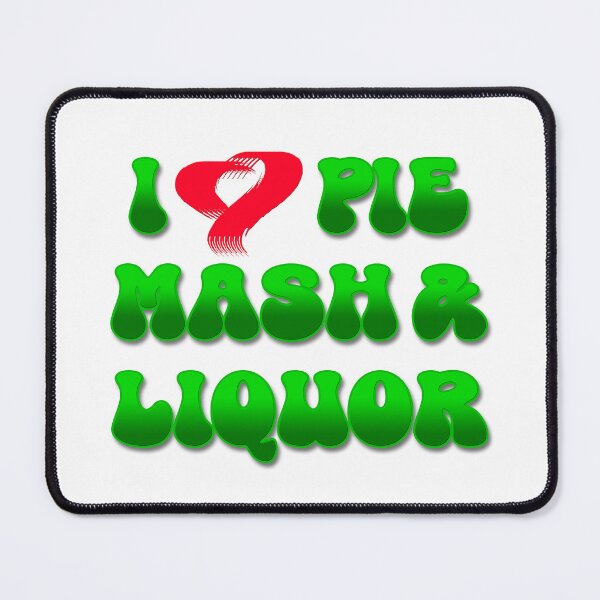 Item preview, I Love Traditional London Pie, Mash & Liquor V4b designed and sold by RetrospectUK.