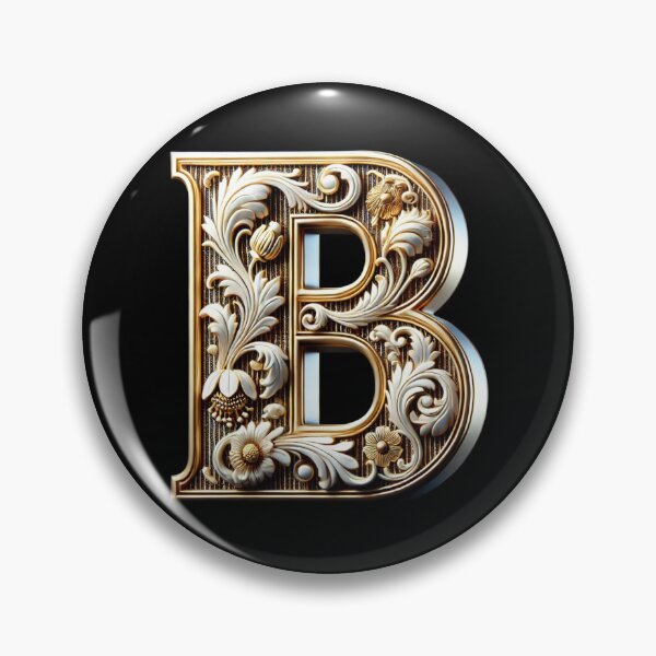Item preview, Elegant Gold Letter B (new 2) - Luxurious Monogram Design for a Timeless Touch designed and sold by Blendfactor.